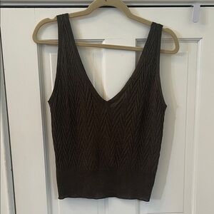 Olive shimmer Zara  Top